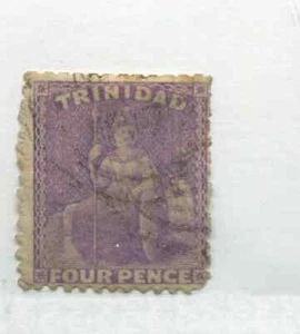 Trinidad 1864 4d used - Picture 1 of 1
