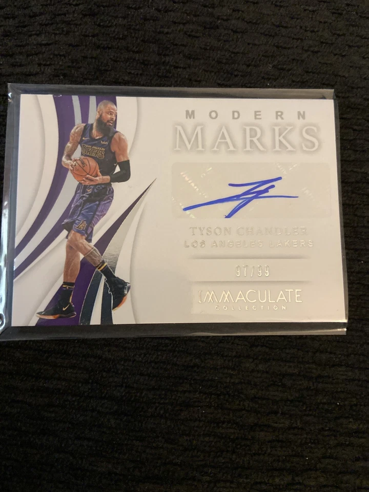 2018/19 Immaculate Basketball Tyson Chandler Modern Marks Auto 97/99 - Image 1 of 3