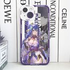 Anime Genshin Raiden Shogun Cute Phone Case For iPhone 15 14 13 12 Pro Max Plus