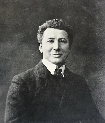 Belgian Bass-Baritone Opera Singer Hector Dufranne orig 1908 French Biography - Image 1 of 4