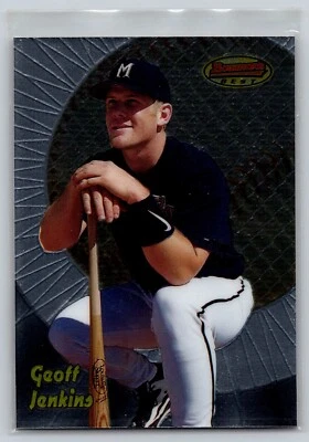 1998 Bowman's Best Baseball Card #172 Geoff Jenkins    Milwaukee Brewers - Image 1 of 2