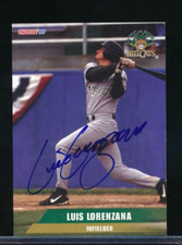 1999 Choice Lynchburg Hillcats Luis Lorenzana signed auto autograph swsw6