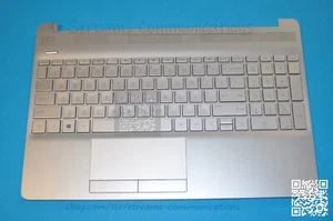 Reposamanos para computadora portátil HP 15-DW 15-DW2048NR con teclado + panel táctil + placa de audio - Imagen 1 de 9