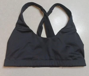 Victoria Sport Bra Size Small Black Crossback - Picture 1 of 4
