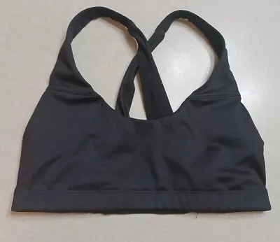 Victoria Sport Bra Size Small Black Crossback - Image 1 of 4
