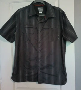 Merrell Opti Wick Gray/Black Short Sleeve Size Medium EUC - Picture 1 of 8