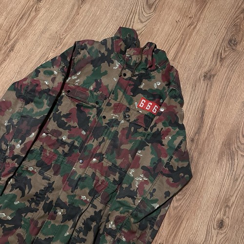Supreme Field Parka Giacca Swiss Camo 666 Medium (con etichetta) SS17