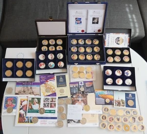 ENORME COLECCIÓN de monedas 82 x 50p set 50 peniques emisiones regionales ISLAS DEL CANAL - Imagen 1 de 5