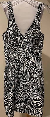 Traje de baño AZUL para mujer de una pieza blanco y negro - talla 18 Foto 1 de 4