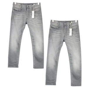 DIESEL Akee 0699P Mens Slim Fit Tapered Jeans Grey Cotton Stretch Washed W28 - Picture 1 of 8