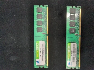 Corsair PC2-5300 (DDR2-667) 1 GB DIMM 667 MHz PC2-5300 DDR2 SDRAM Memory... - Image 1 of 2