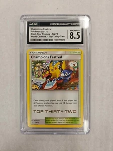 Pokemon Champions Festival STAMPED Top Thirty-Two #SM78 CGC 8.5 - Picture 1 of 2