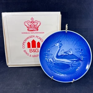 Bing & Grondahl Mothers Day Plate ~ 1978 Heron Bird Copenhagen Porcelain - Picture 1 of 3