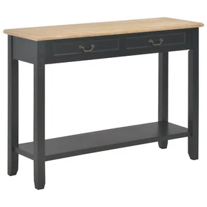 Tidyard Console Table with 2 Storage Drawers and Shelf Wooden Sofa Couch R3P0 - Picture 1 of 8
