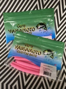 (2) Yamamoto Senko 9S-10-229 Pink Bubble Gum 4 Inch Senko Lures - FAST SHIPPING! - Picture 1 of 3
