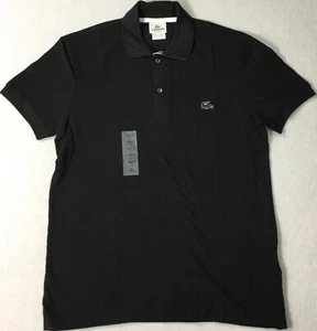 Lacoste Men Regular Fit Polo PH6261 Black Size 3 / XS - Picture 1 of 3