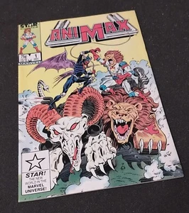 Marvel Comics Animax Comic Book #1 First Issue Marvel Star 1986 Vintage Good - Picture 1 of 2