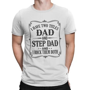 Step Dad Father's Day T-Shirt Funny Gift Idea Top Tee Tshirt Father Daddy Joke - Picture 1 of 2