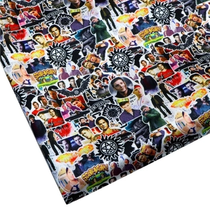 Filme de tecido Supernatural Demon poliéster mistura de algodão 20 x 55 1129895,4 - Imagem 1 de 1