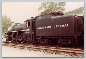 #1286 Dampfmaschine Alleghany Central Scenic RR Intervallstation VA 1970er Foto - Bild 1 von 2