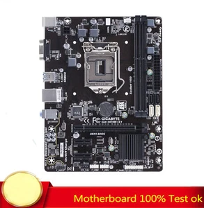 Placa madre compacta PARA GIGABYTE GA-H81M-S1 H81 LGA1150 16G M-ATX 100% trabajo de prueba - Imagen 1 de 4