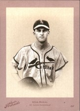 2005 (CARDINALS) Studio Portraits Leather/Lumber Red B/W #6 Stan Musial
