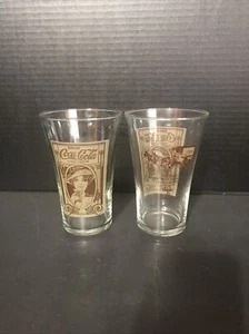 Kroger Coca Cola Drinking Glasses Vintage Re-creation - Picture 1 of 3