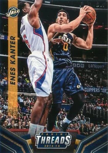 Enes Kanter 2014-15 Panini Threads Basketball NBA Base Card #57 Utah Jazz - Picture 1 of 2