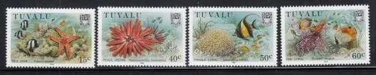 TUVALU Coral Reef MNH set - Image 1 of 1