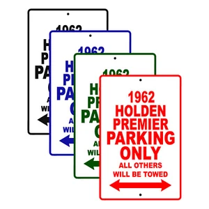 1962 Holden Premier Parking Only Reserved Parking Notice Décor Aluminum Sign - Picture 1 of 5