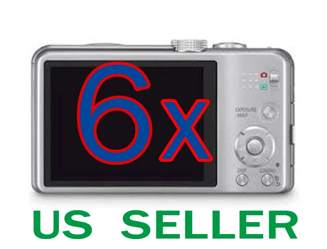 6x Película Protectora de Pantalla LCD Transparente para Panasonic Lumix DMC-ZS20  Foto 1 de 1