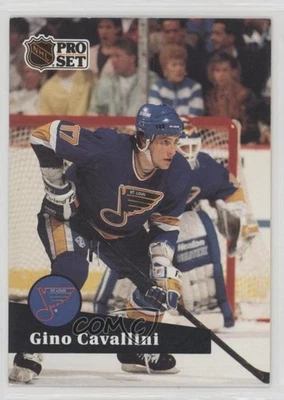 1991-92 Pro Set Gino Cavallini #218 - Image 1 of 2