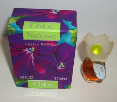 Narcisse by Chloe 3,7 ml 1/8 oz mini perfume EDP respingo novo na caixa - Imagem 1 de 4