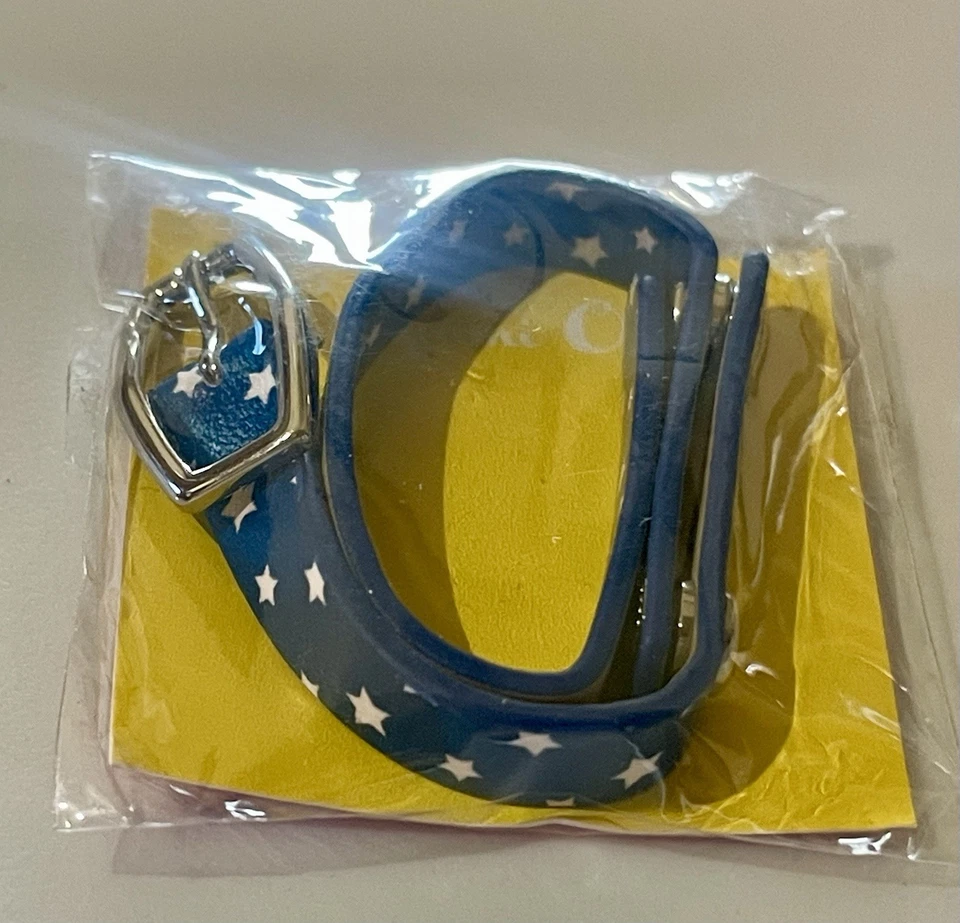 Origami Owl 6-7.25” Star Spangled Single Wrap Genuine Leather Bracelet BR4105 - Image 1 of 3