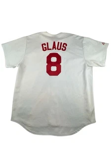VINTAGE St. Louis Cardinals MLB Majestic Baseball Troy Glaus #8 Jersey XXL White - Picture 1 of 18