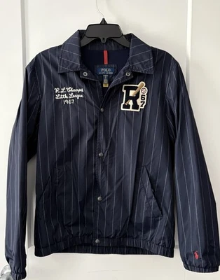 Polo Ralph Lauren Youth Boys Baseball Inspired  Coach’s Jacket - Image 1 of 4
