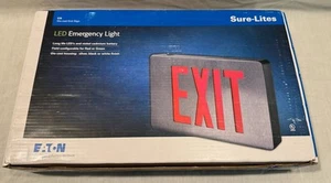 NEW EATON Sure-Lites CX71WH LED White DIE CAST Exit Sign - Picture 1 of 3
