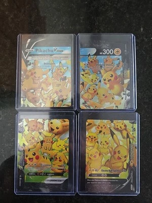 Pikachu V-Union SWSH141 SWSH: Sword & Shield Promo Cards Holo (All 4 cards)  - Image 1 of 2