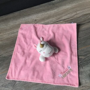 Baby Starters Unicorn Sweet Dreams Pink Lovey Security Blanket Soother 13.5" - Picture 1 of 5
