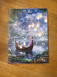 Thomas Kinkade Disney Rapunzel “Tangled” Framed Print 5x7 - Picture 1 of 2