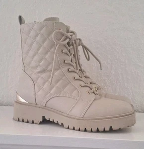 Guess Damen Stiefel Stiefeletten Boots Freizeit beige Gr. 37 - Bild 1 von 14