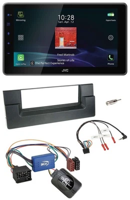 JVC DAB Lenkrad Bluetooth USB Autoradio für BMW 5er E39 1996-2004 Aktivsystem - Bild 1 von 4