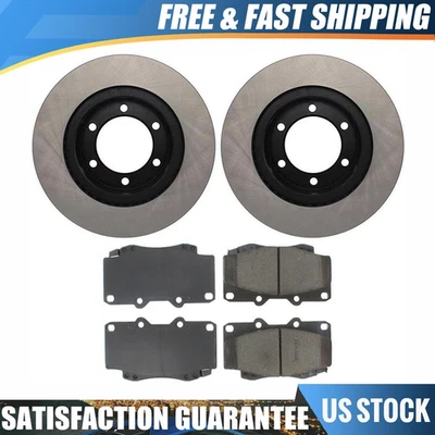 Комплект из 3 передних тормозных колодок и роторов Centric для Toyota Tacoma 2,7 л 2004 - Изображение 1 из 4