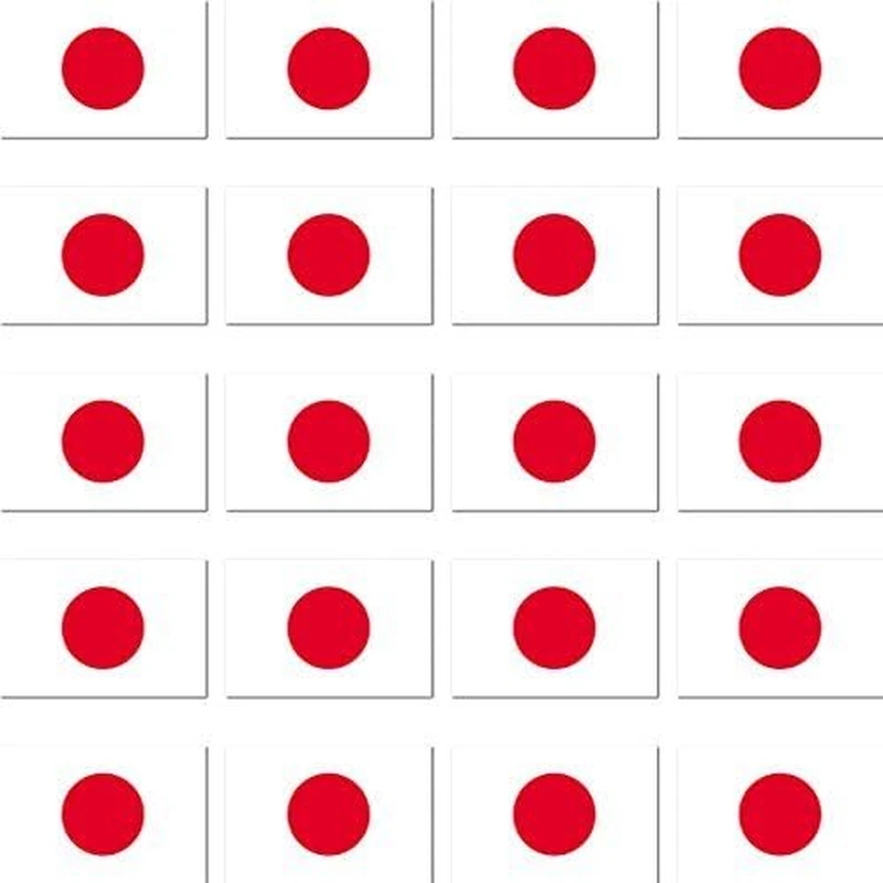 20 Stück 2cm Japan Flagge Fahne RC Modellbau Mini Aufkleber Sticker Modellbauauf - Bild 1 von 1