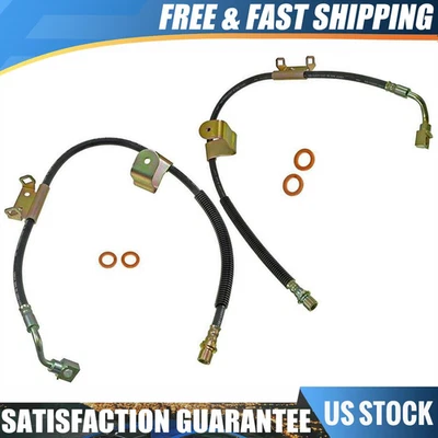 Подходит для Hummer H2 2003-2007 2 X Dorman передний левый + правый тормоз гидравлический шланг - Изображение 1 из 4