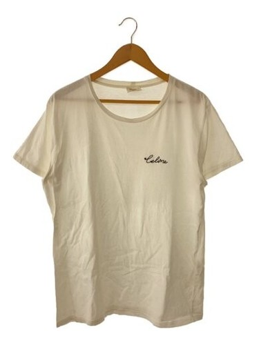 CELINE T shirt L Cotone WHT 2X486114L Ricamo petto 