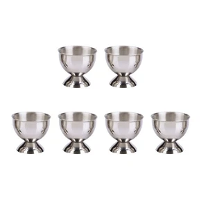 6 -pcs Edelstahl Eierbecher Tischplatte Halten Becher Eierschale Bier - Bild 1 von 12