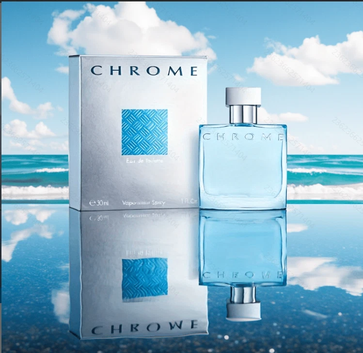 Inodoro Azzaro Cromo Eaude, Colonia Acuática Fresca-Cítricos, Leñoso, Fragancia Almizcle Foto 1 de 4