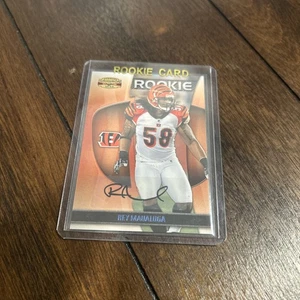 2009 Donruss Gridiron Gear Gold AUTO /25 Rey Maualuga #186 Rookie USC/BENGALS - Picture 1 of 2