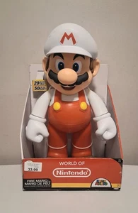 World Of Nintendo Fire Mario 20-Inch Figure By JAKKS Pacific BRAND NEW - Picture 1 of 10